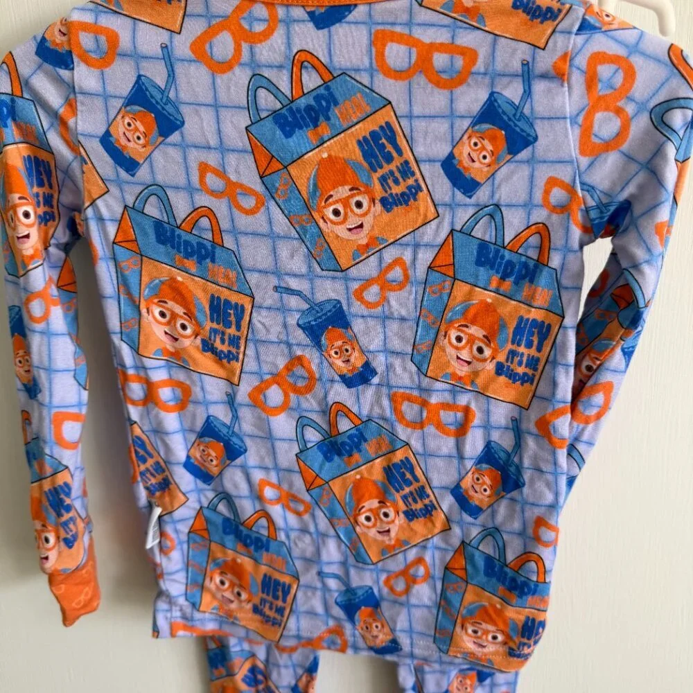 Blippi Bamboo Pajama Set Little Loves & Co 18-24M - Picture 4 of 4